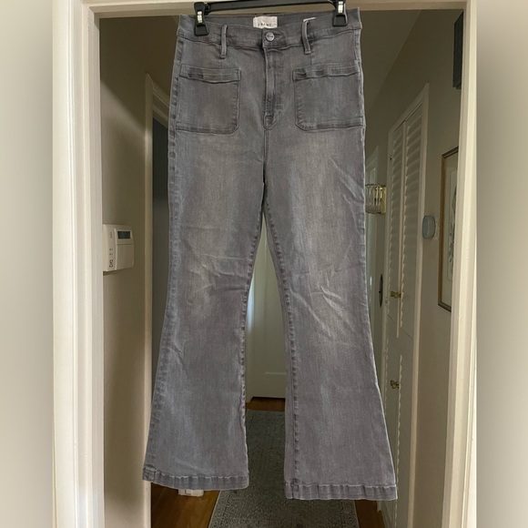 EUC Frame Le Bardot Crop Flare Jeans - Picture 3 of 7